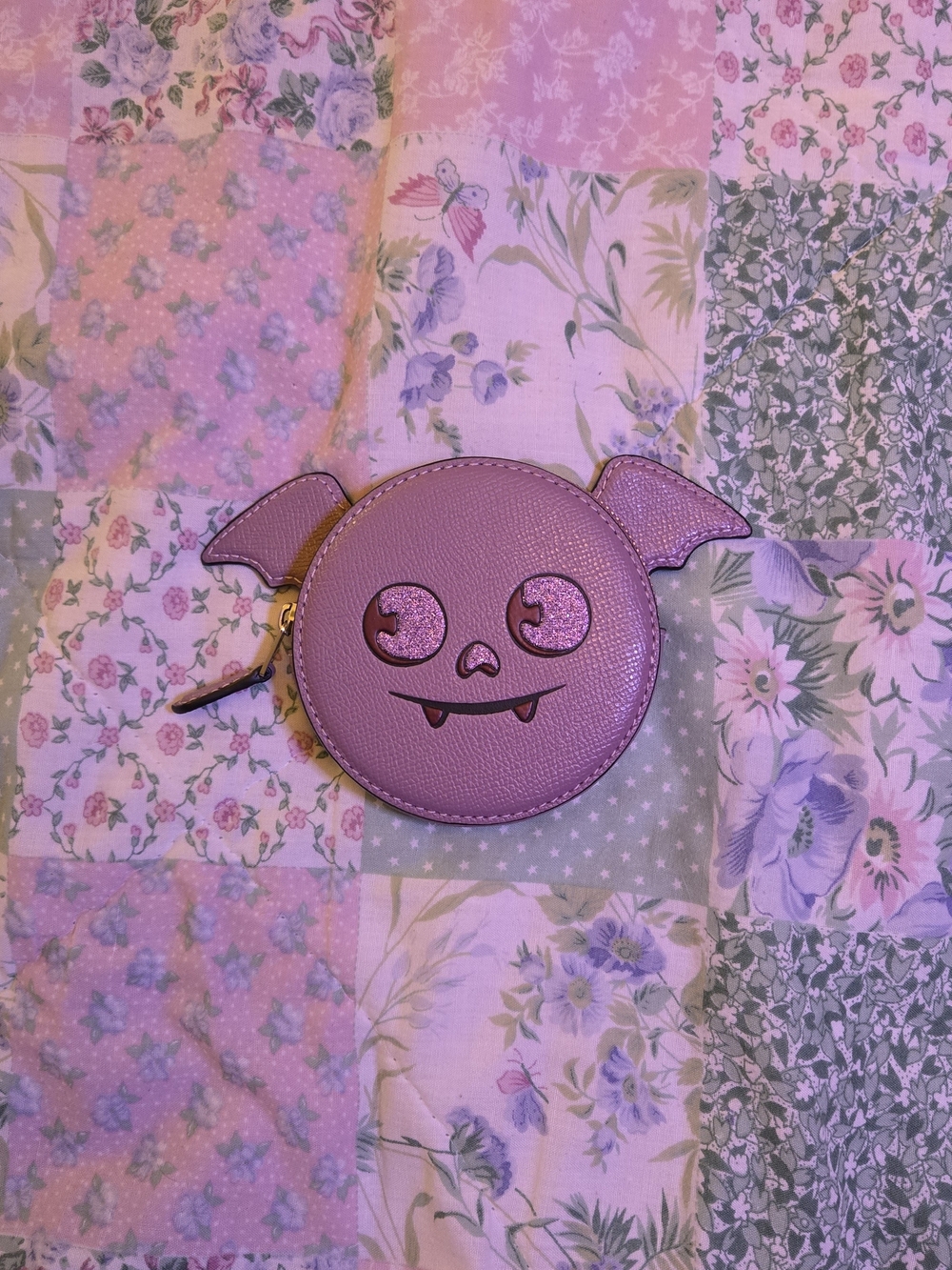 Coach Halloween Bat Coin Purse